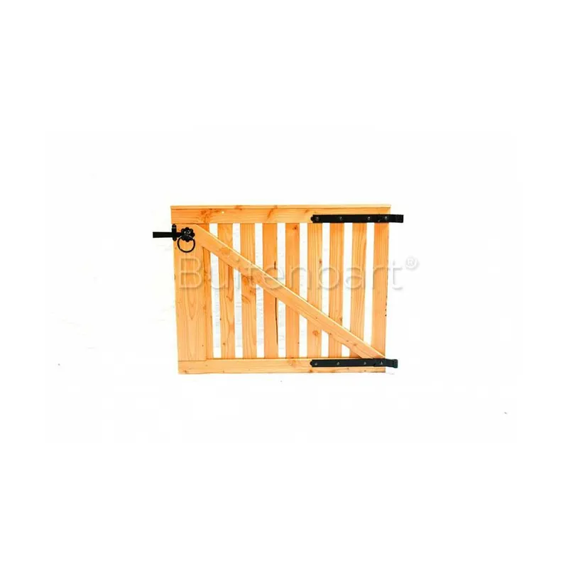 Beperkt Aanbod Tuinpoort Douglas geschaafd onbehandeld (incl. voorgemonteerd hang en sluitwerk) 100x150cm Rechtsdra
