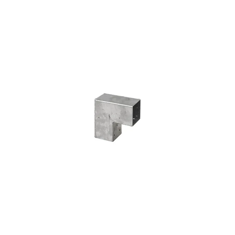 Paalverbinder Verzinkt 2-weg Hoekmodel 9x9cm Finale Uitverkoop