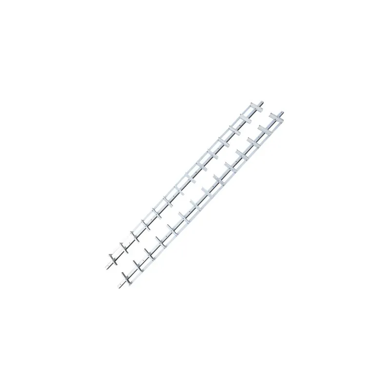 RVS Lamellen Shutter Set Draaibaar 166cm Bestseller