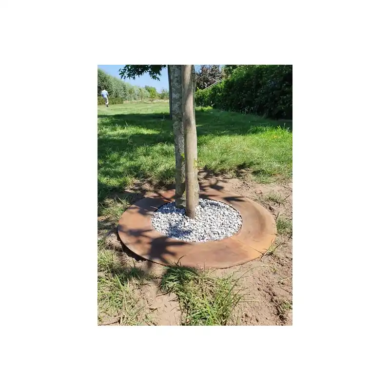 Premium Boomring Cortenstaal Plat Diameter 100cm
