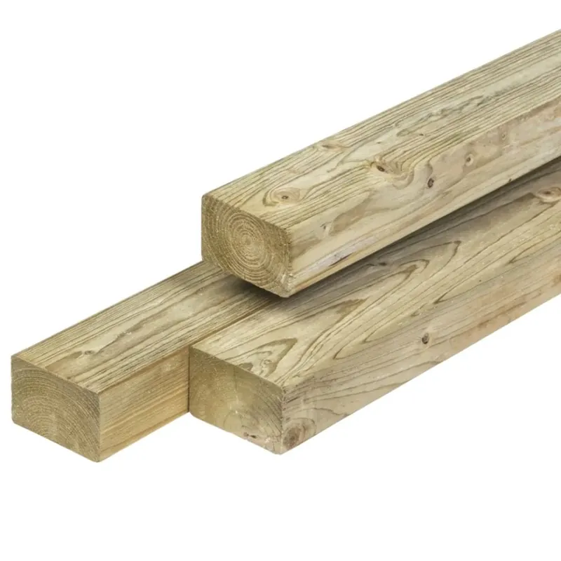 Koopje Regel Vuren Noord Europees Groen geimpregneerd Gedroogd en Geschaafd 4.5x7.0x300cm