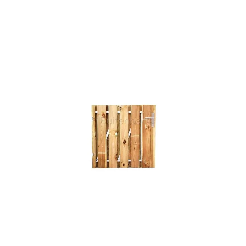 Tuinpoort Trendline Easy Grenen Rood Geïmpregneerd Laag 110x100cm Linksdraaiend Must-Have
