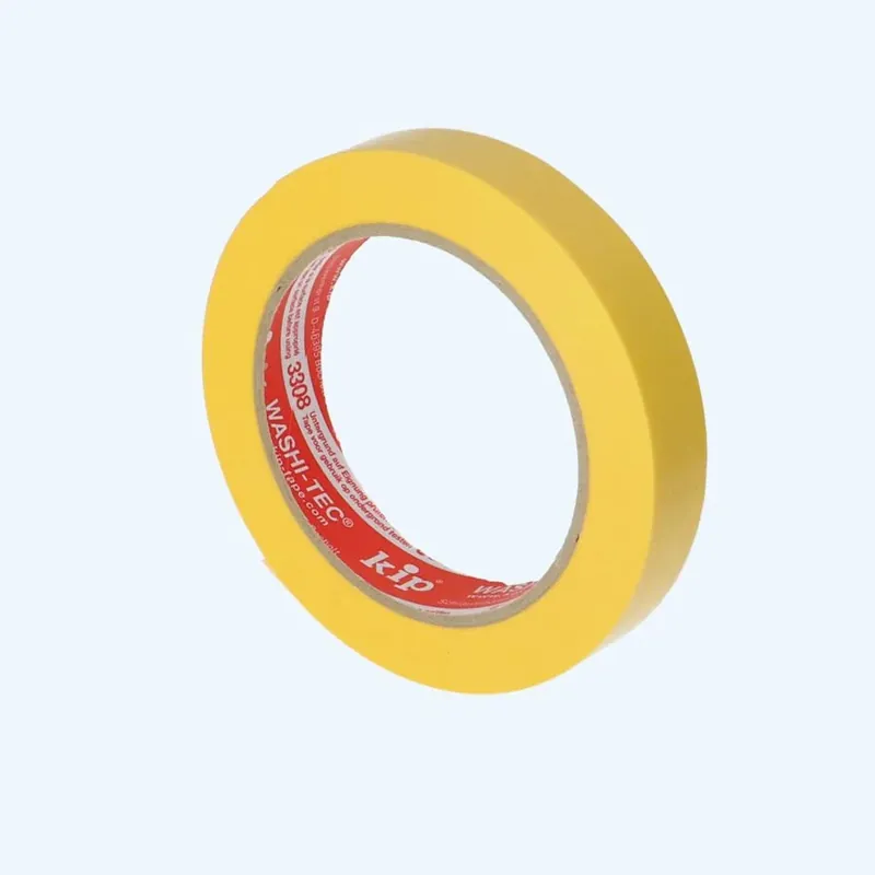 Afplaktape Kip FineLine 18 mm x 50 meter geel Beperkt Aanbod