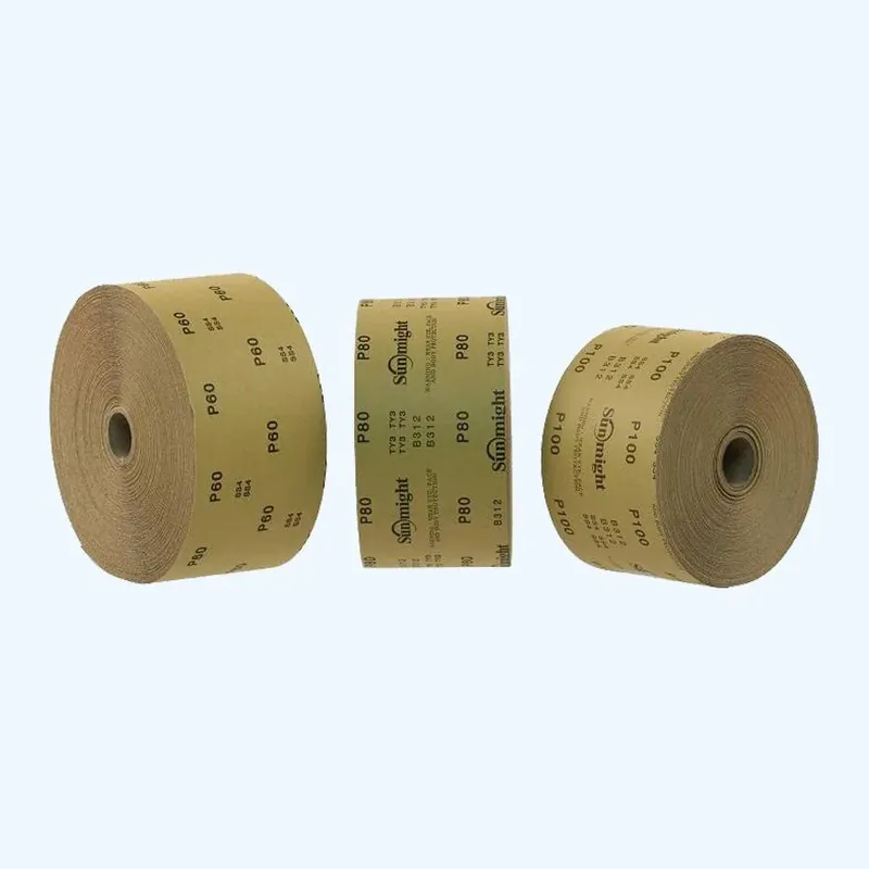 Nieuw Papieren schuurrol 25 meter x 115mm K60
