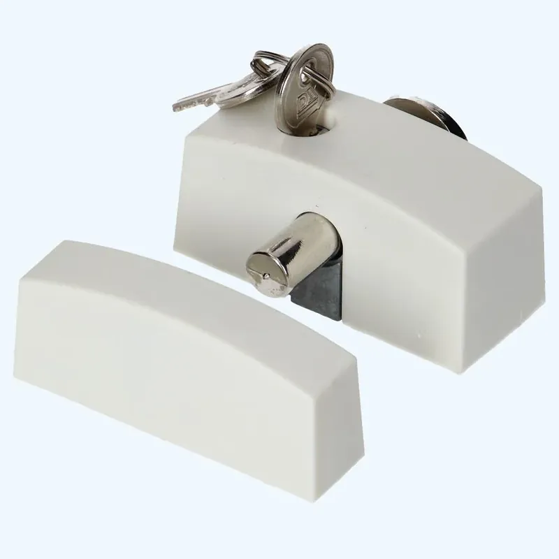 Premium Oplegslot cilinderslot binnendraaiend (wit)