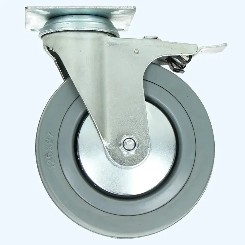 Zwenkwiel met rem RBG 125 mm - 70 kg Express Levering