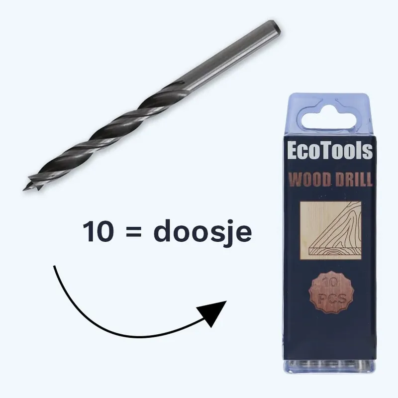 Houtboor 8,0 x 117 mm ronde schacht bestellen Goedkoop