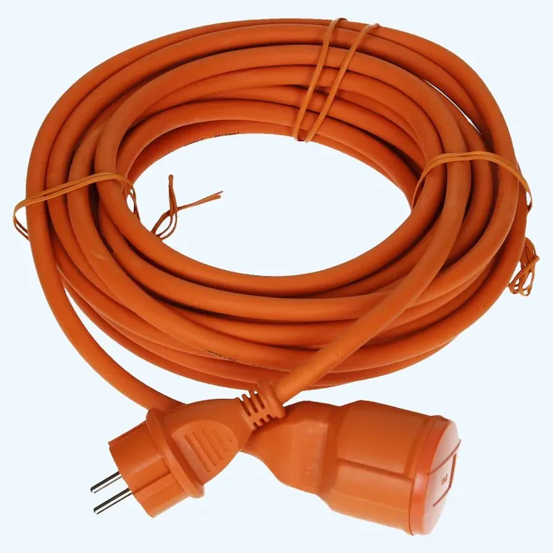 Verlengsnoer 10 meter 3x1.5 mm2 Rubber Meest Verkocht