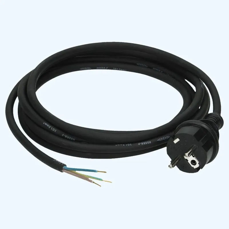 Flitsaanbieding Vervangingsnoer 3 meter 3x1.0 mm2 Rubber