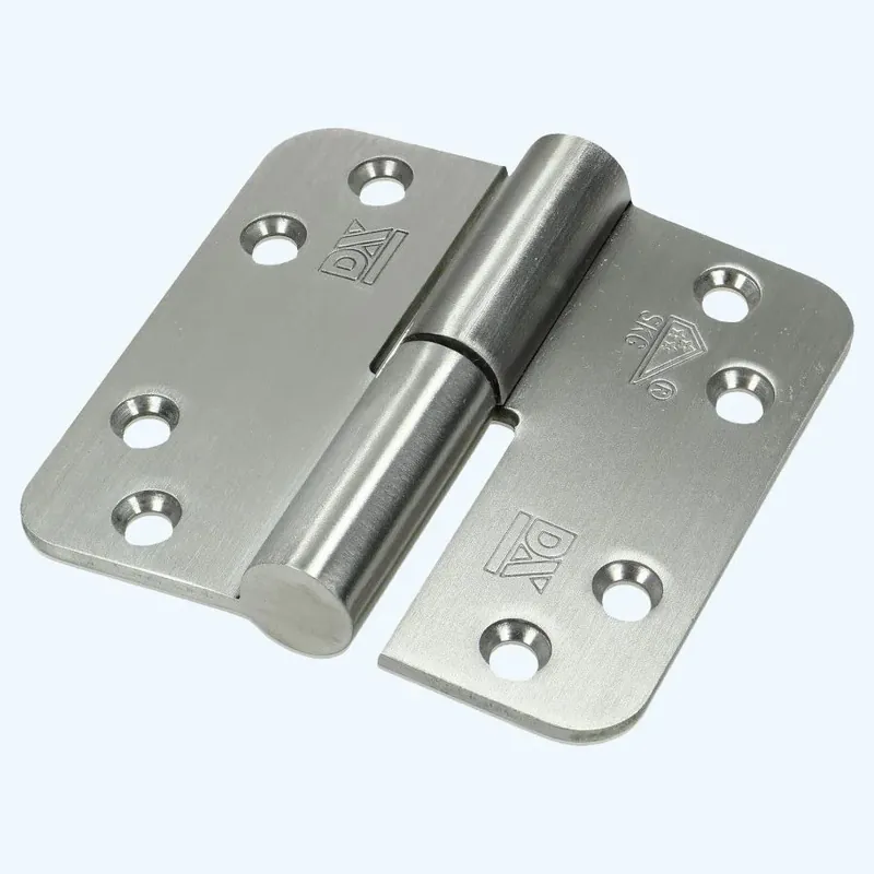 Koop Online Kogelstiftpaumelle rond, rechts, RVS 89x89mm