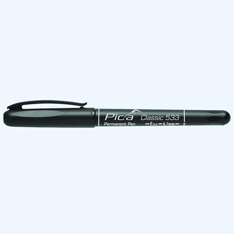 Pica 533/46 permanent pen 0,7 mm (zwart) Laatste Versie