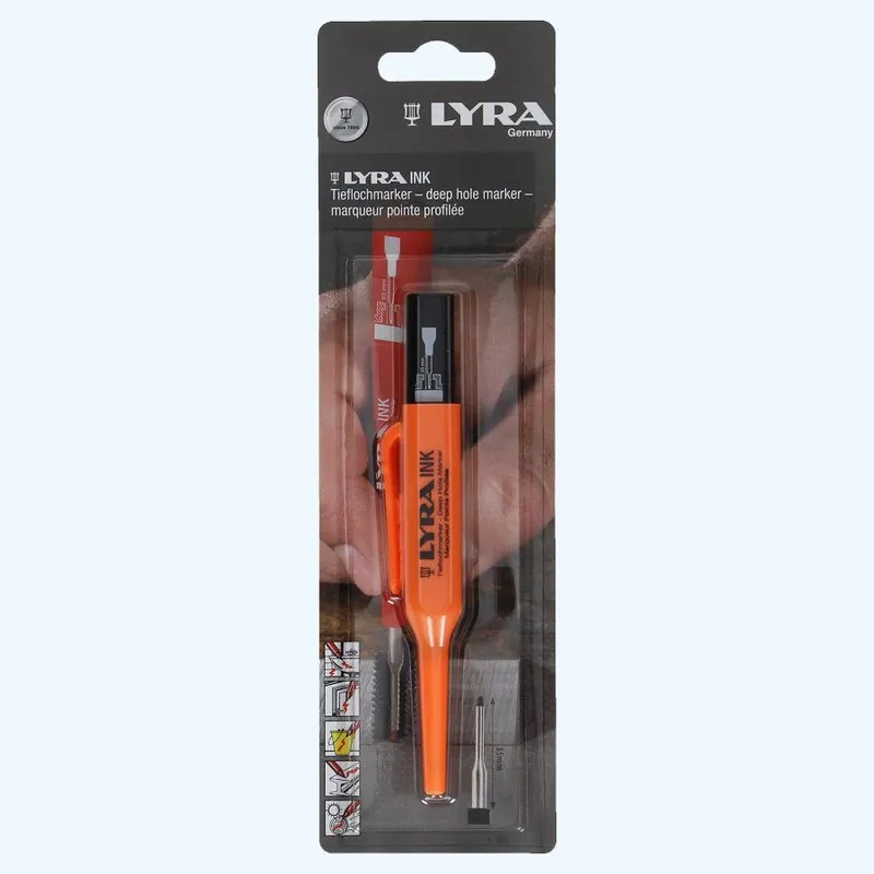 Gereduceerde Prijs Lyra Ink merkstift voor diepe gaten (Zwart)