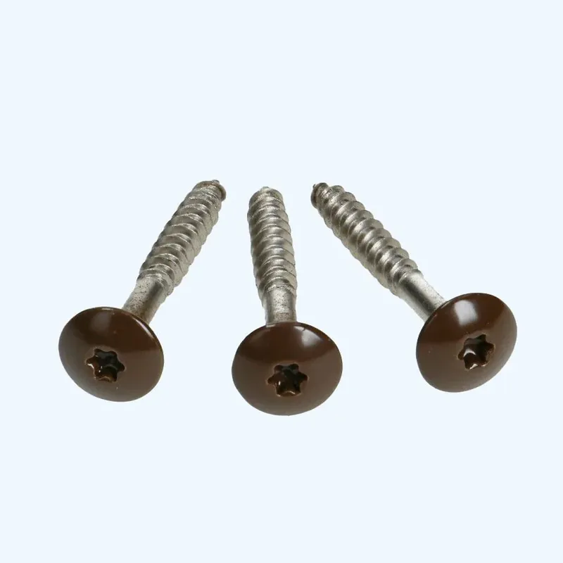 Premium Kleurkopschroef 4,8x38mm RAL8014 sepia bruin