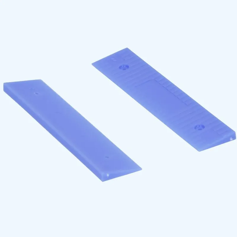 Fabrieksprijs Schuine kunststof glasblokjes 100x22x5/1 mm