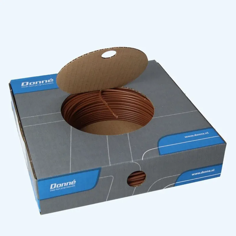Gratis Retour Donné VD Draad 2,5 mm² bruin (100 meter)