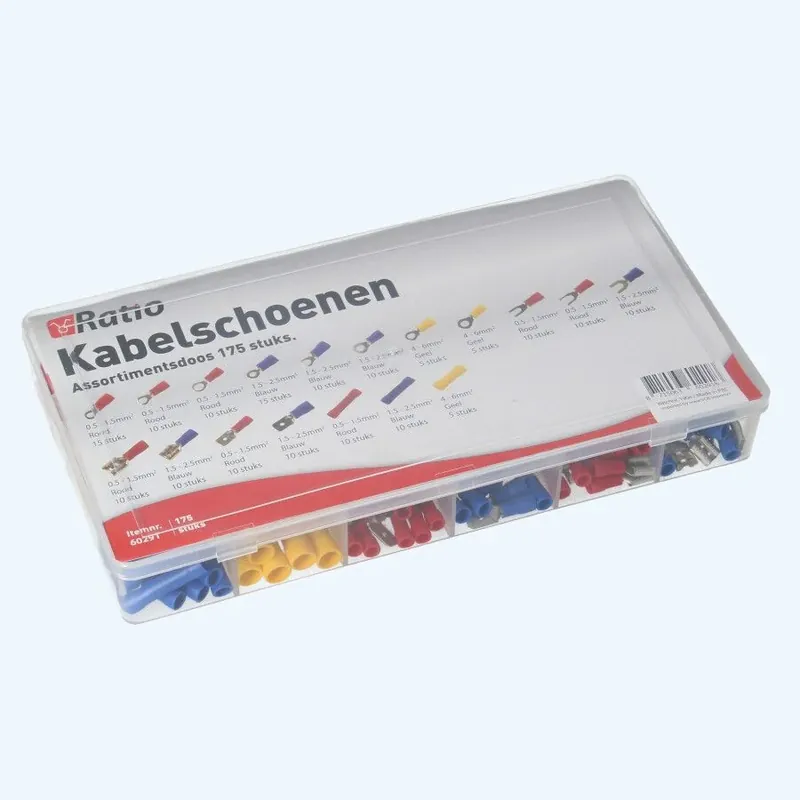 Direct Beschikbaar Assortimentsdoos kabelschoenen (175 stuks)