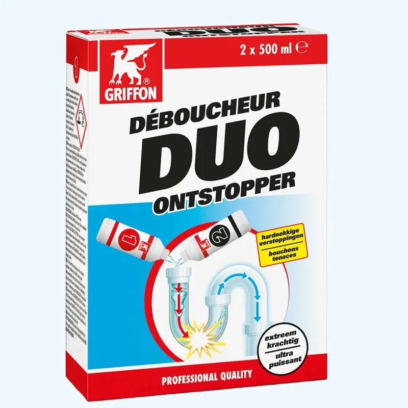 Griffon DUO ontstopper 2 x 500 ml online kopen Fabrieksprijs