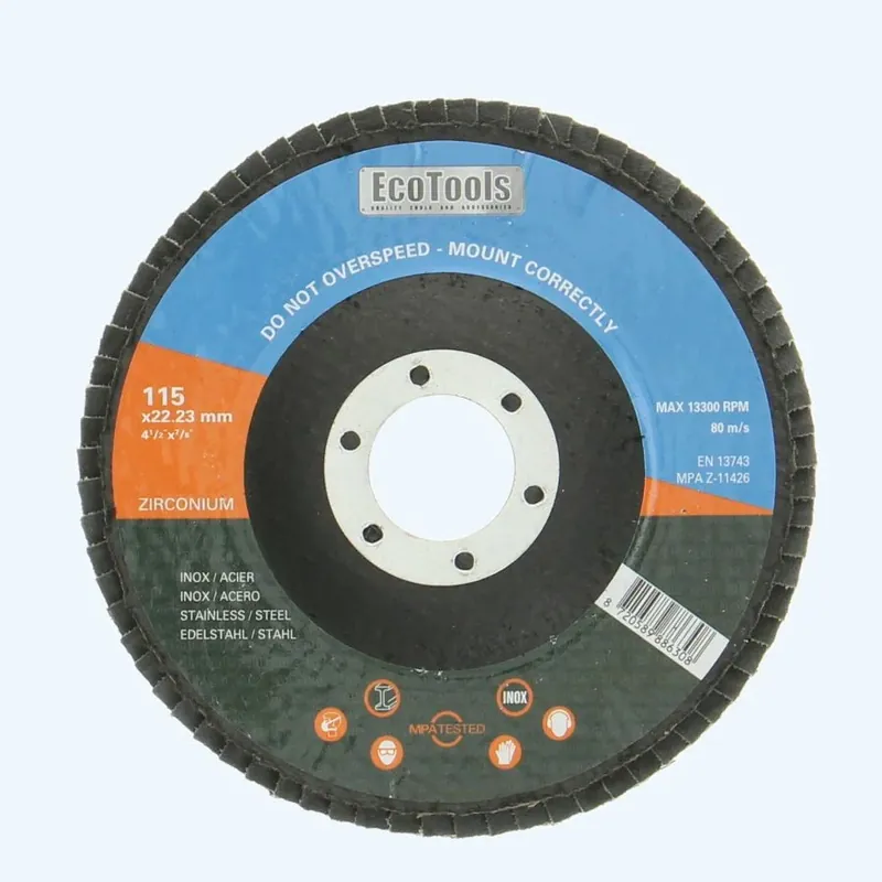 Koop Vandaag Zirkonium lamellenschijf 115 mm korrel 40