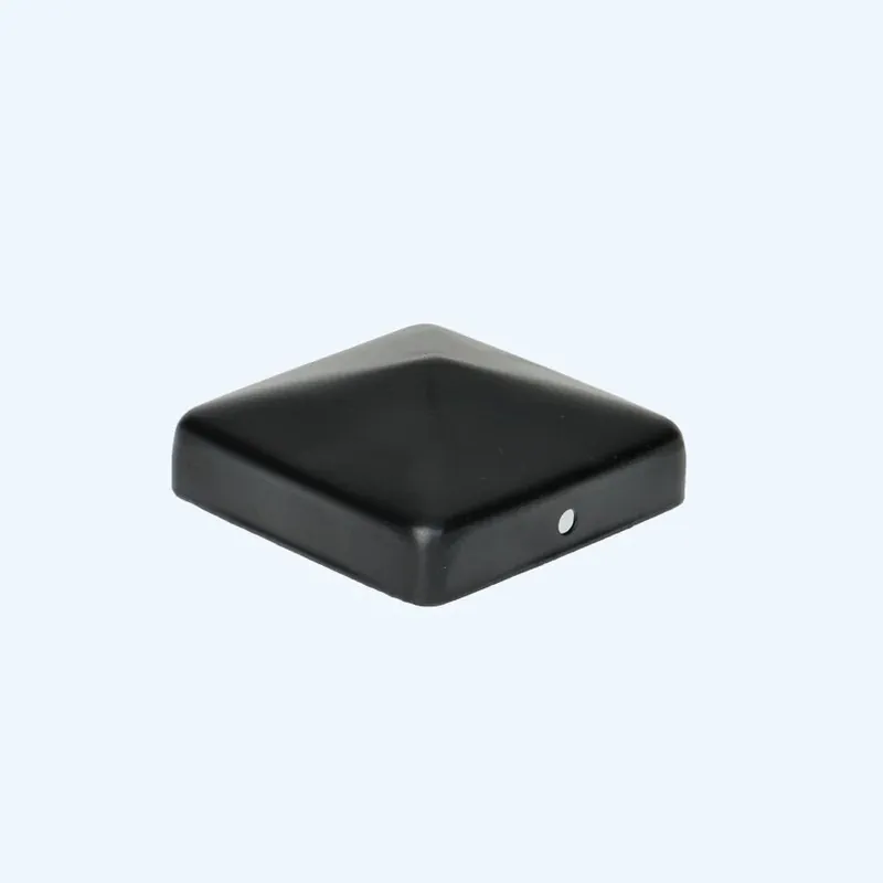 Voordeelprijs Paalornament zwart aluminium 71 x 71 mm
