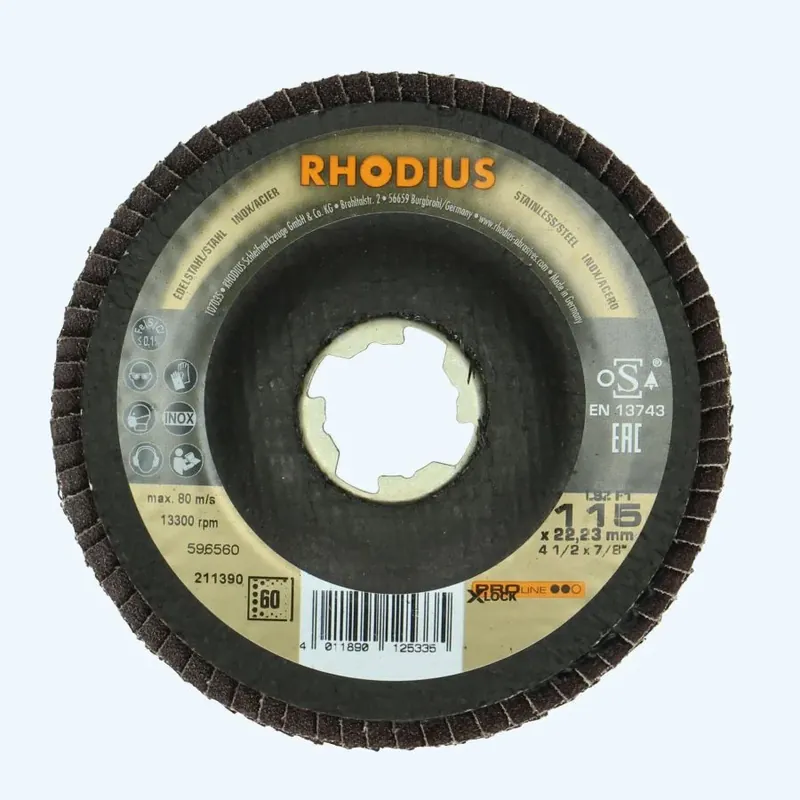 Goedkoop Lamellenschijf 115 mm X-Lock K60 van Rhodius