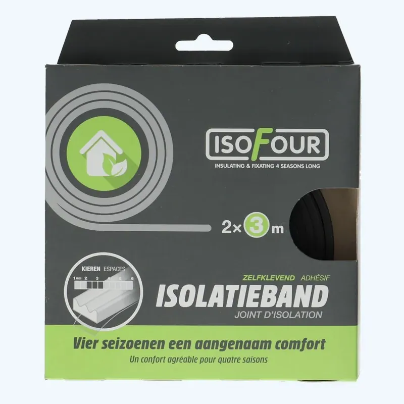 Tochtband EPDM type E 9 x 4 mm zwart kopen Exclusieve Aanbieding