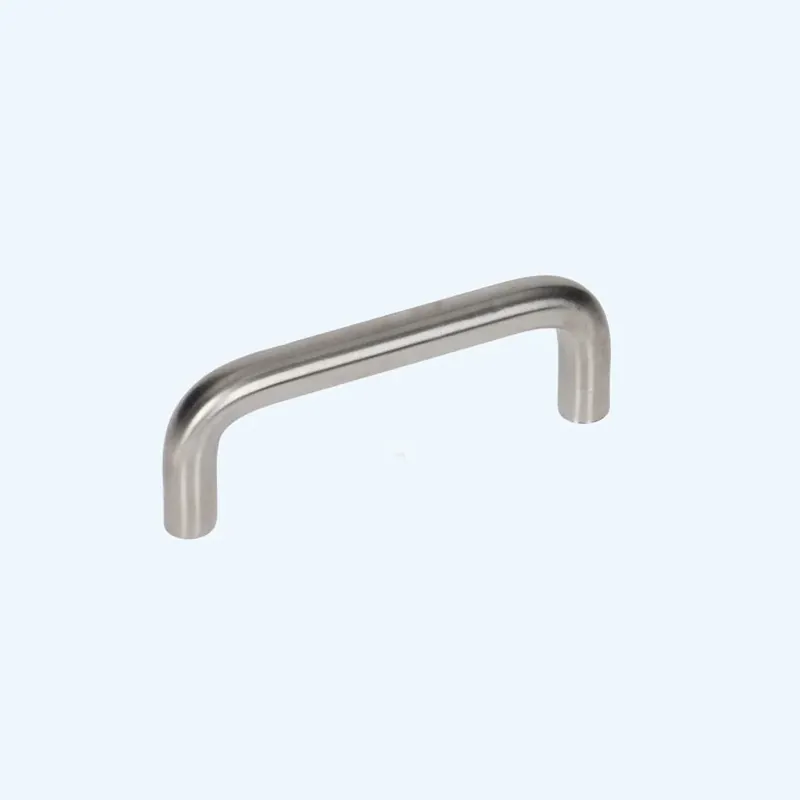Gereduceerde Prijs Greep massief RVS ronde hoeken 96 x 40 mm