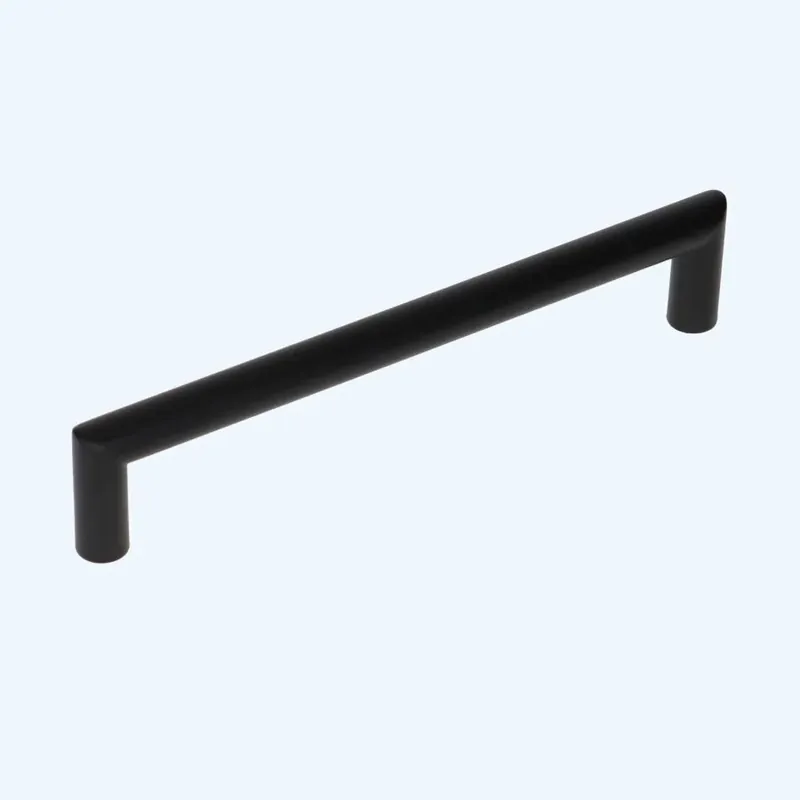 Exclusieve Aanbieding Greep zwart RVS rechte hoeken 160 x 35 mm