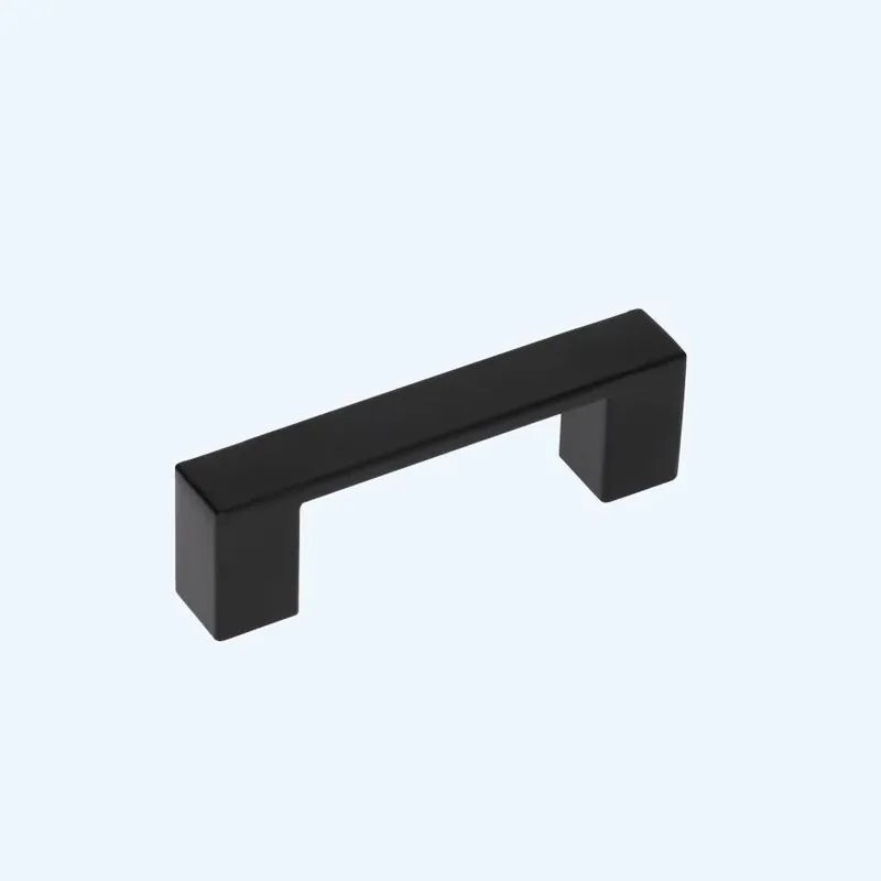 Greep zwart vlak RVS vierkant 96 x 35 mm Beste Prijs