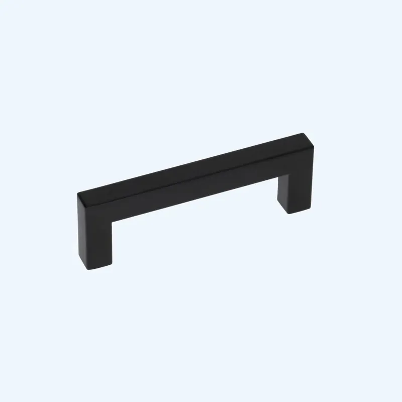 Meest Verkocht Greep zwart RVS vierkant 96 x 35 mm