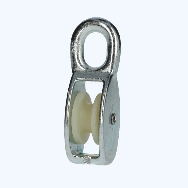 Katrol nylon wiel 5 x 15 mm verzinkt kopen Hoge Kwaliteit