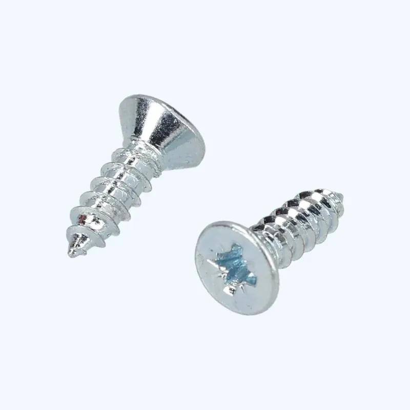 Verzinkte plaatschroeven verzonken kop 4,2 x 9,5 mm Op = Op