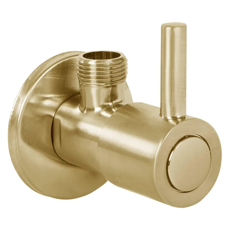 Fabrieksprijs Differnz Hoekstopkraan 1/2 x 3/8 (Mat Goud)