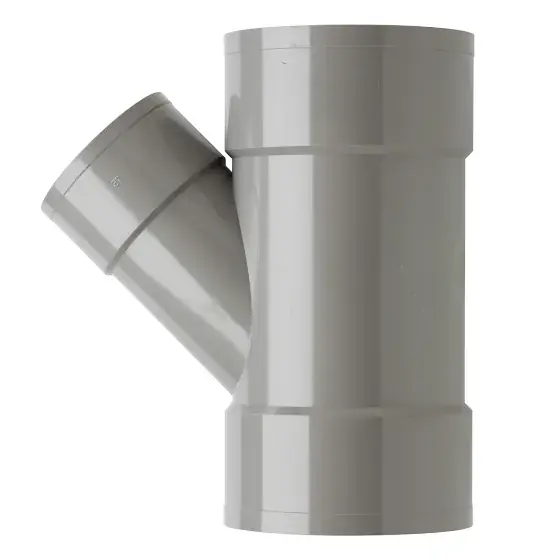 Martens PVC Verloop T-stuk 45° MOF/MOF/MOF - 110x75mm Direct Beschikbaar