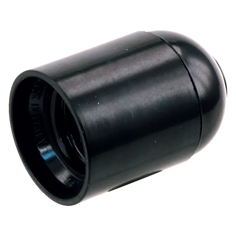 Fitting E27 Glad Max 60W (Zwart) Gereduceerde Prijs