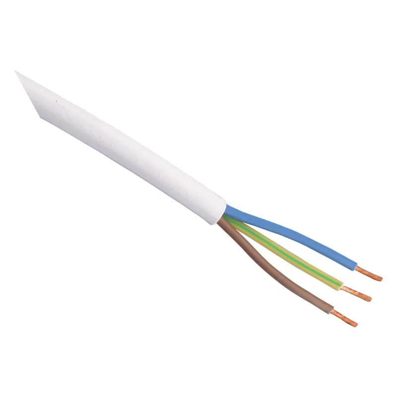 Huishoudsnoer VMVL - 3x1,5mm - 20mtr - Wit Uitverkoop