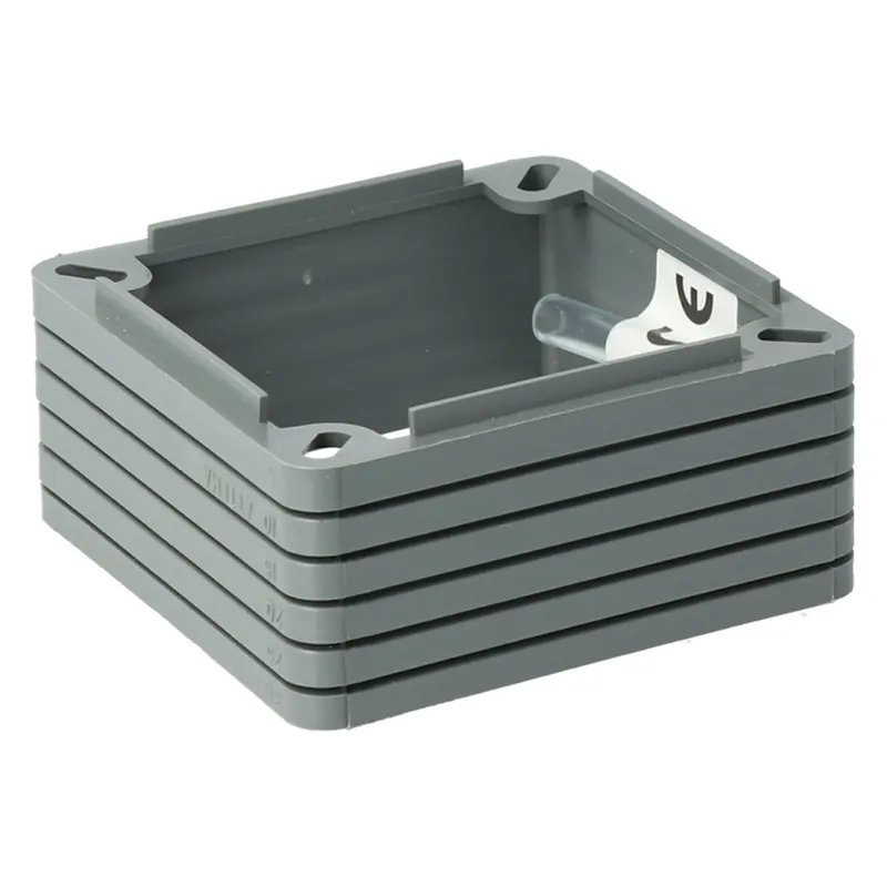 Direct Beschikbaar Correctierand tbv Centraaldoos Vierkant 5-30mm (Grijs)