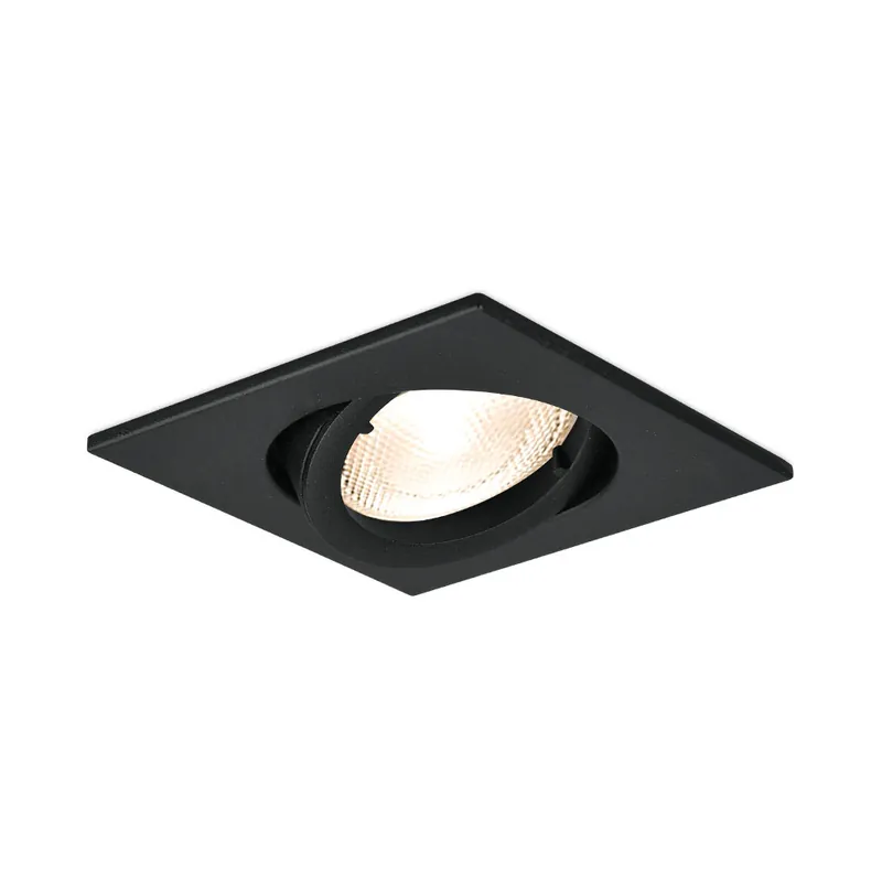 Shop Nu Braytron LED Spot Behuizing Verstelbaar - IP20 - Vierkant (Zwart)