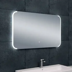 Must-Have Wiesbaden Bracket Spiegel met LED Verlichting - Rechthoek - Dimbaar - Spiegelverwarming - 100x60cm