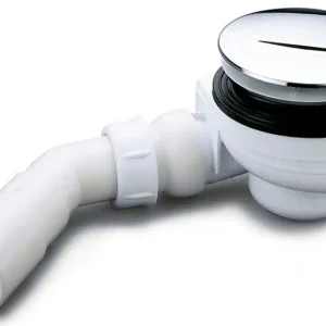 Nicolle Turboflow Douchebaksifon voor Afvoer - 9cm - Chrome Meest Verkocht