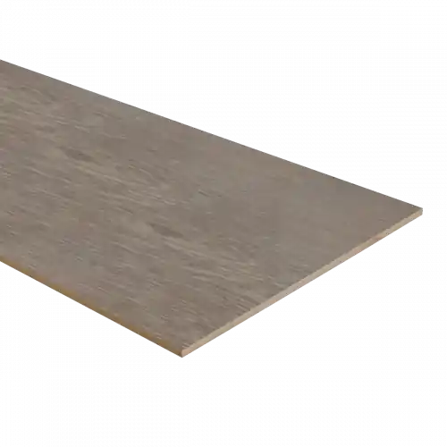 Finale Uitverkoop Dubbel Stootbord MDF - 138x40cm - Donker Gerookt Eiken