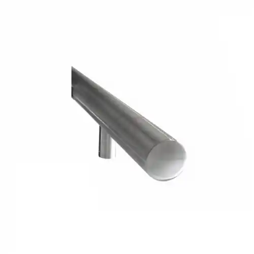 Trapleuning met Blinde Montage - Rond - 250cm - Geborsteld RVS Alleen Vandaag