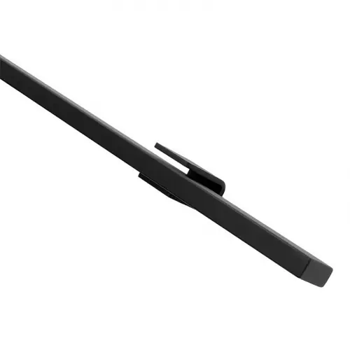 Koop Online Trapleuning - Plat - 80cm - Mat Zwart Gepoedercoat