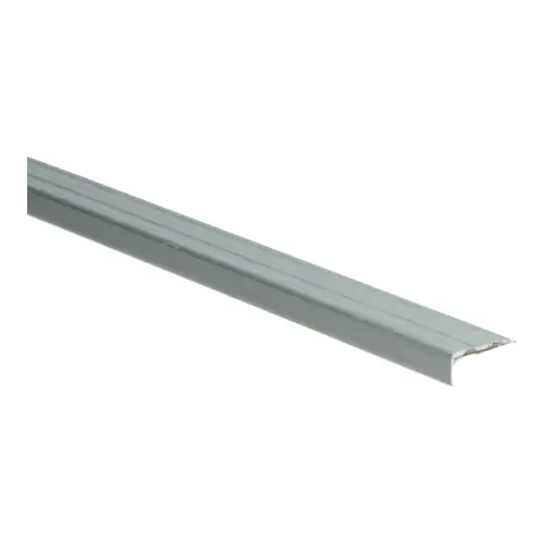 Tijdelijk Beschikbaar Hoeklijnprofiel - Zelfklevend - Aluminium - 100x1cm - Geborsteld Zilver