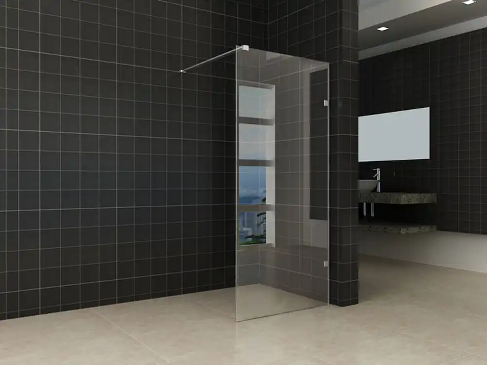 Wiesbaden Less Profielloos Inloopdouche - Nano Coating - 8mm Helder Glas - 80x200cm - Chrome Betaalbaar