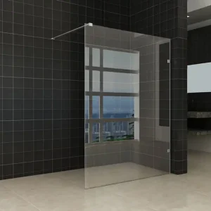 Meest Verkocht Wiesbaden Less Profielloos Inloopdouche - Nano Coating - 8mm Helder Glas - 120x200cm - Chrome