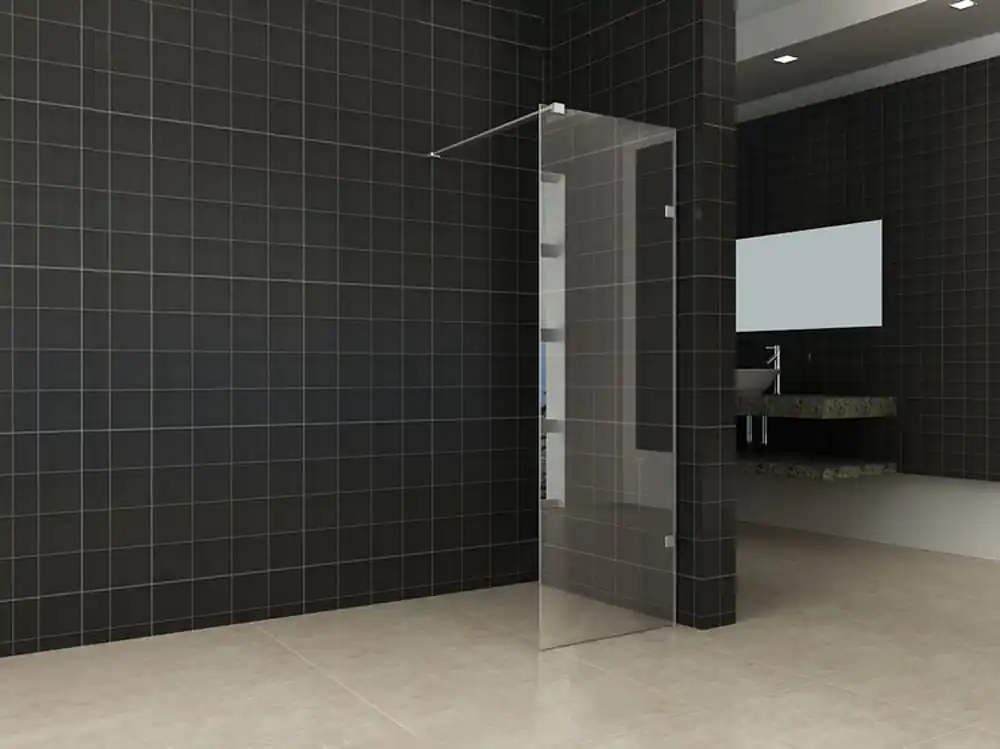 Koop Vandaag Wiesbaden Less Profielloos Inloopdouche - Nano Coating - 8mm Helder Glas - 50x200cm - Geborsteld RVS