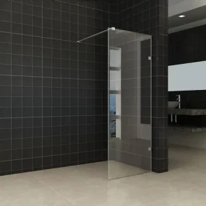 Nieuw Wiesbaden Less Profielloos Inloopdouche - Nano Coating - 8mm Helder Glas - 60x200cm - Geborsteld RVS