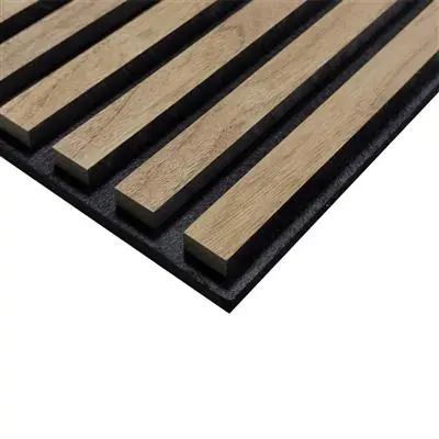 Uitverkoop Akoestische Wandpanelen - 2 Stuks - 55,3x55,3cm - Walnoot