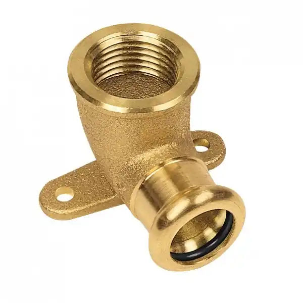 Superprijs Bonfix Press Muurplaatkoppeling - Pers - Roodkoper - 15mm x 1/2"