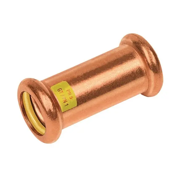 Bonfix Press Overschuifkoppeling - Gas - Pers - Roodkoper - 22x22mm Bestel Nu
